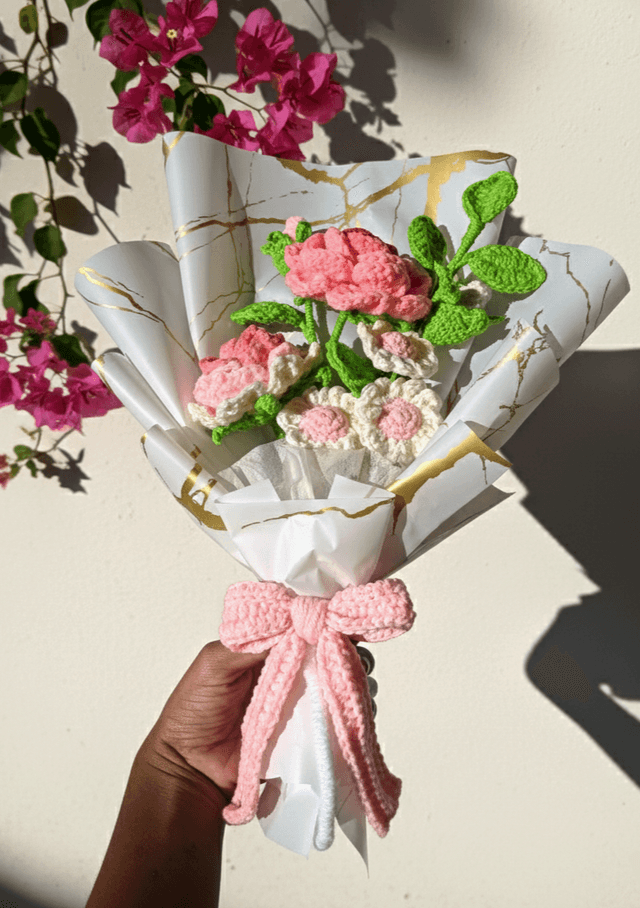 The blush pink- rose bouquet